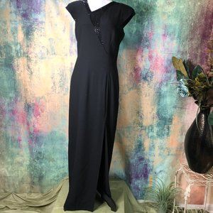 📌Rimini by Show Classic & Timeless Black Beaded Formal - Ball Dress